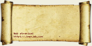 Jabuka Dangubić vizit kartica